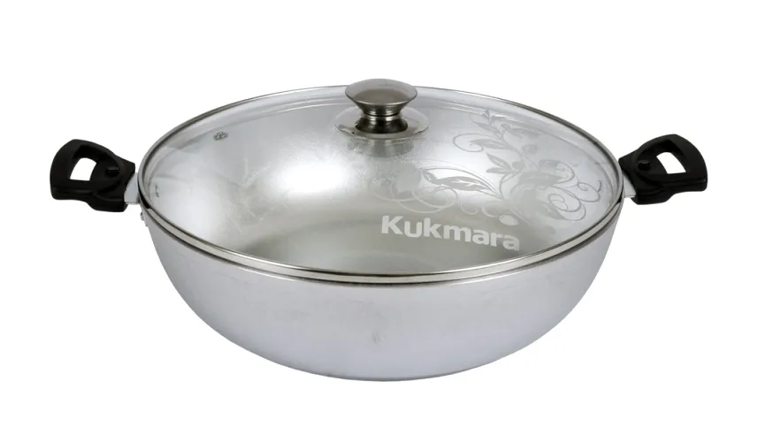 Сотейник 300/85мм со стеклянной крышкой